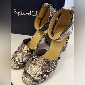 Splendid Snake Print Heels